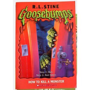 Goosebumps "How To Kill A Monster" By R.L. Stine Scholastic Inc. Paperback Book
